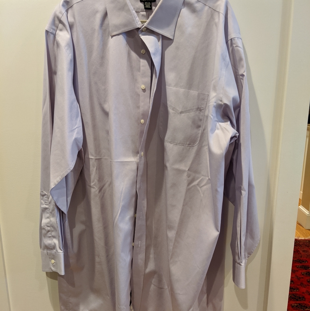 Men's lavender colored button down